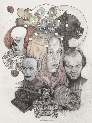 Illustration for article titled Stephen King Art Show Puts All Your Nightmares In One Room